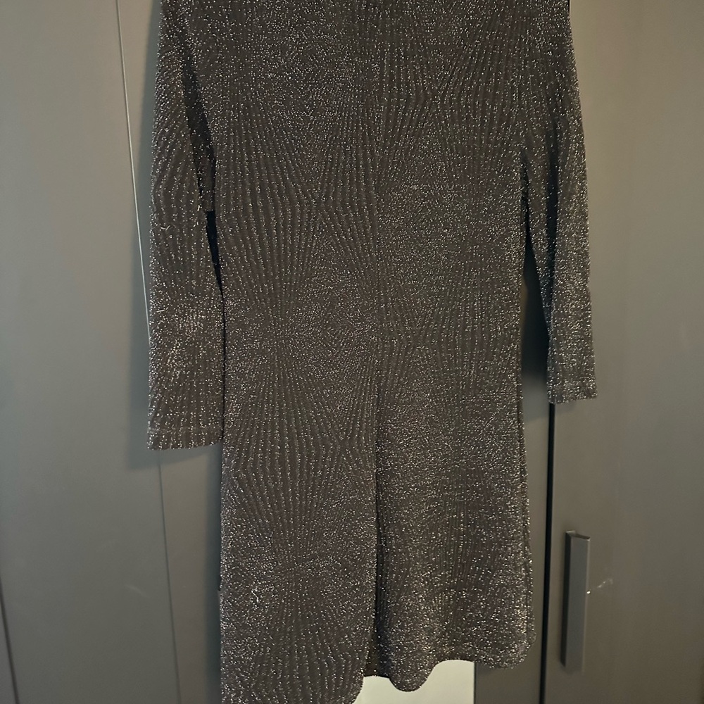 Dress Tri XXI size M Black silver shimmer